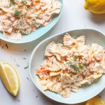 Szybka pasta z łososiem, czyli obiad w 12 minut.
